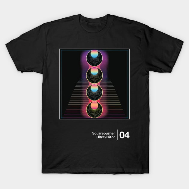 Ultravisitor - Minimalist Graphic Artwork Design T-Shirt by saudade